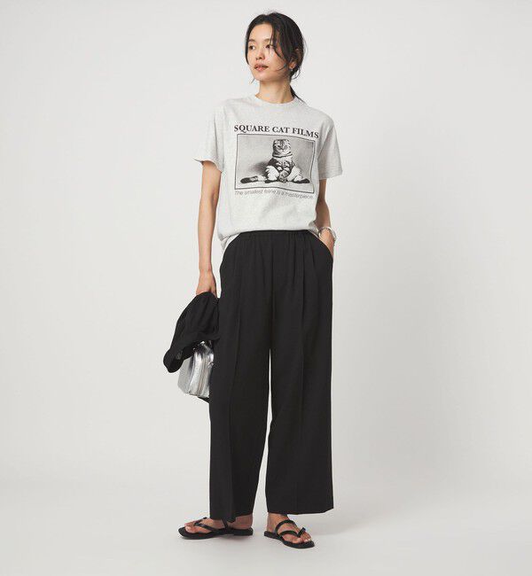 UNITED ARROWS green label relaxing「【別注】＜SQUARE CATFILMS＞フォトプリント Tシャツ」|Tシャツ・カットソー|