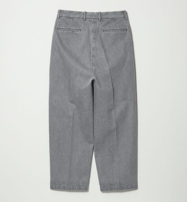 Steven Alan＞ 13.5oz デニム インツープリーツ ドレス トラウザーズ