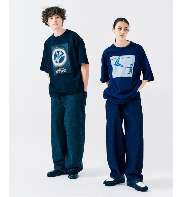 417 EDIFICE「SAVIGNAC サヴィニャック 別注 French Company プリントTシャツ 2」|Tシャツ・カットソー|