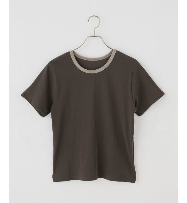 JOURNAL STANDARD「シアーコットン リンガーＴシャツ」|Tシャツ・カットソー|ブラック A