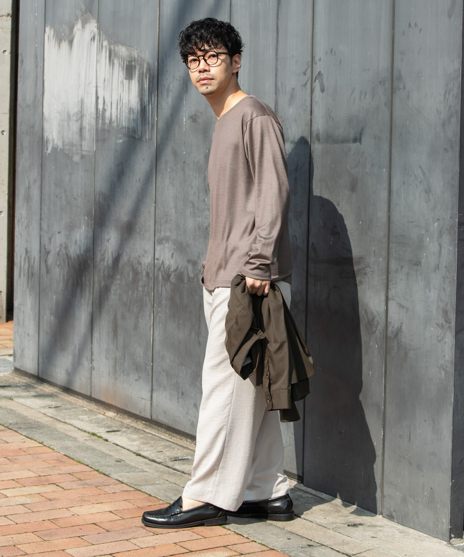 URBAN RESEARCH ROSSO「『マシンウォッシャブル』『XLサイズあり』ハイクオリティウールロンT」|Tシャツ・カットソー|