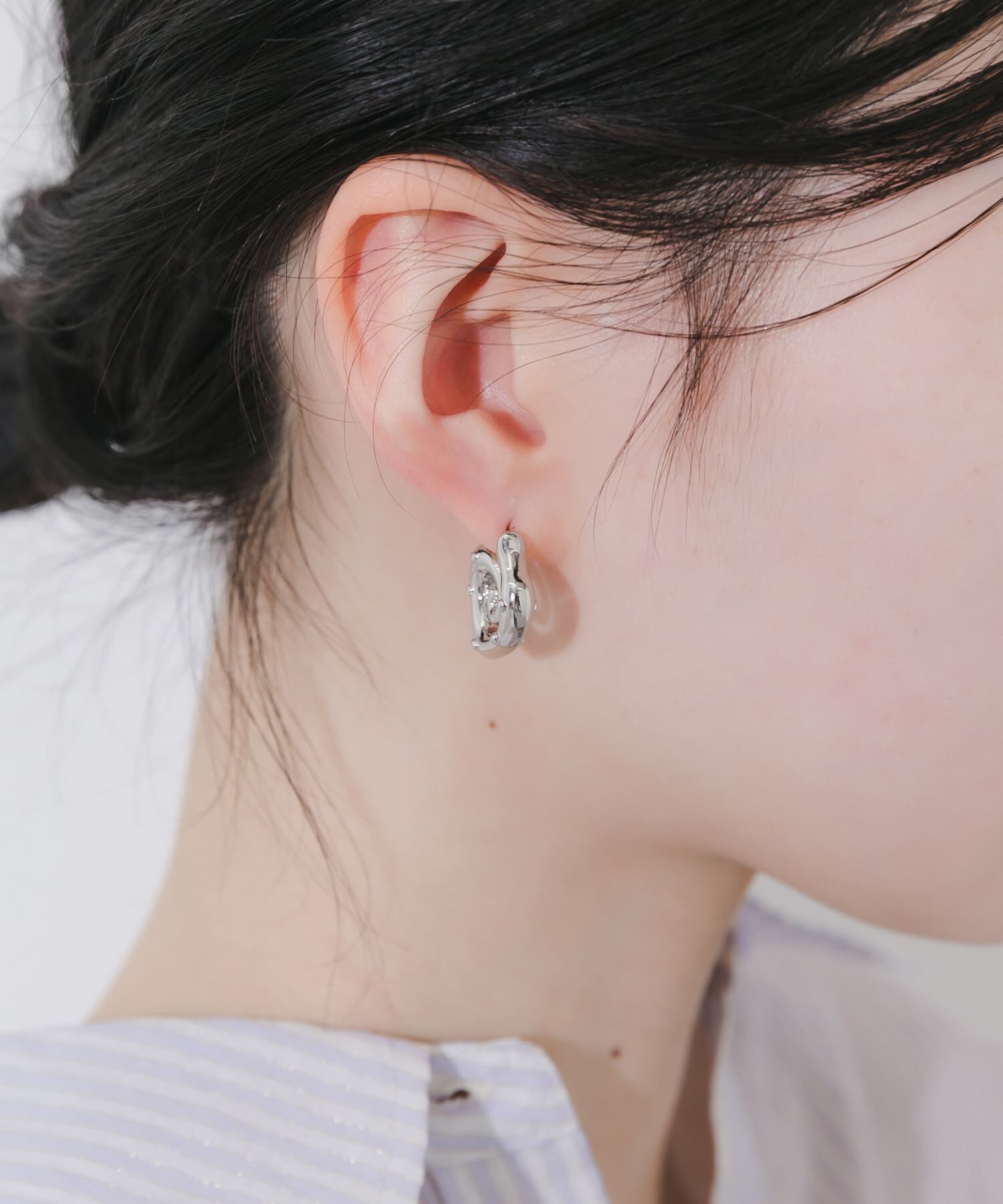 SMELLY「グルグルメタルハートピアス」|ピアス|