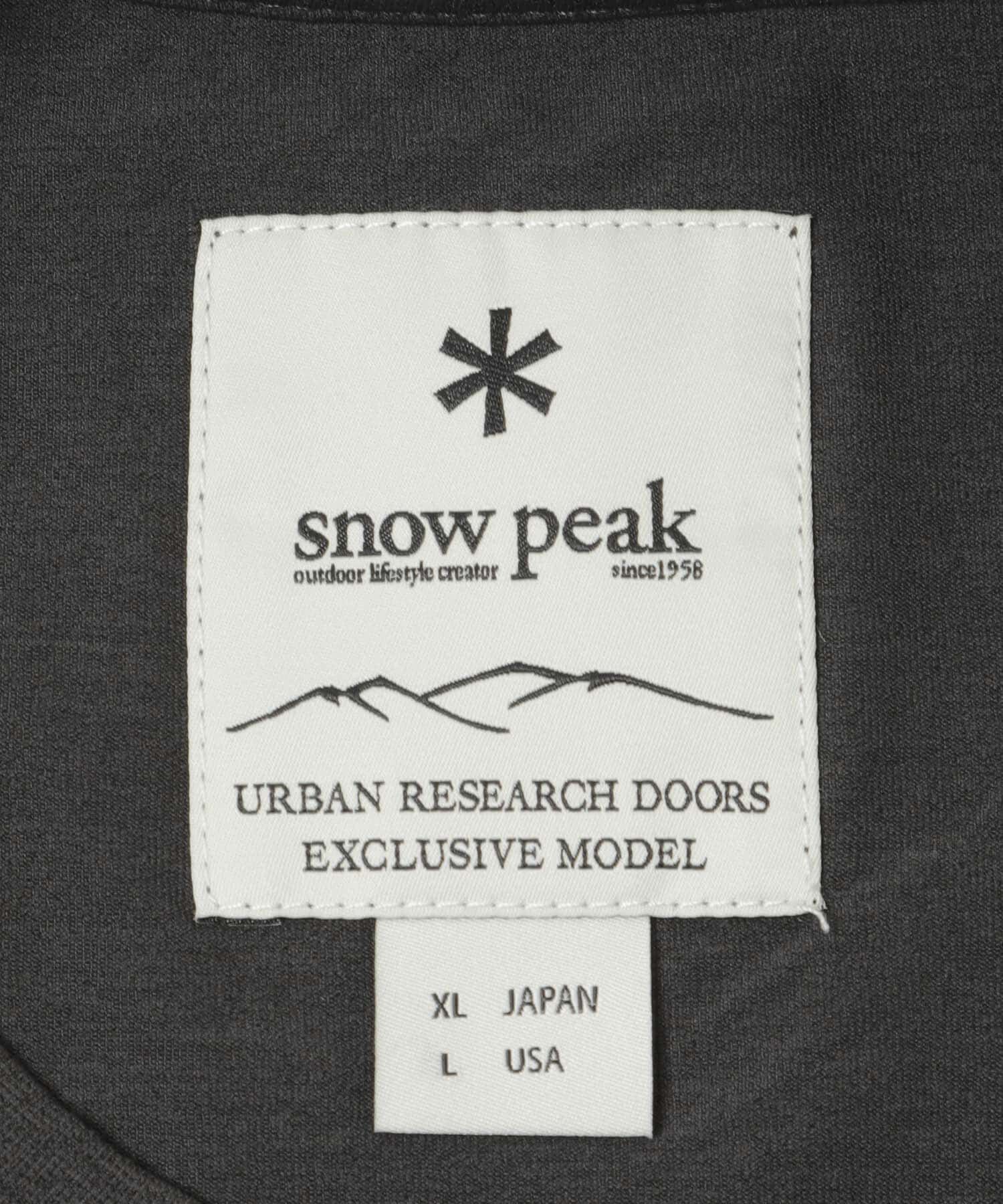 URBAN RESEARCH DOORS「『別注』Snow Peak Apparel&times;DOORS　WA/AC DRAWSTRING T-SHIRTS」|Tシャツ・カットソー|