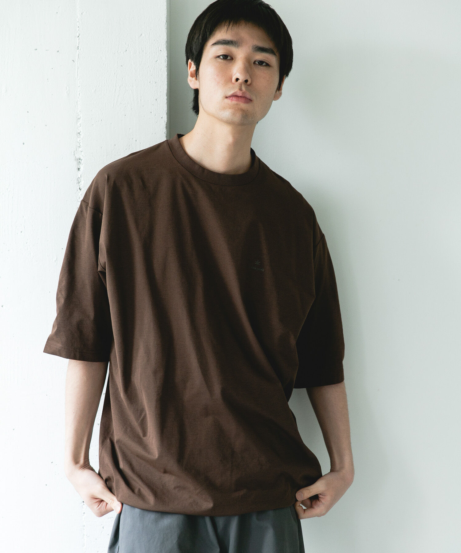 URBAN RESEARCH DOORS「『別注』Snow Peak Apparel&times;DOORS　WA/AC DRAWSTRING T-SHIRTS」|Tシャツ・カットソー|