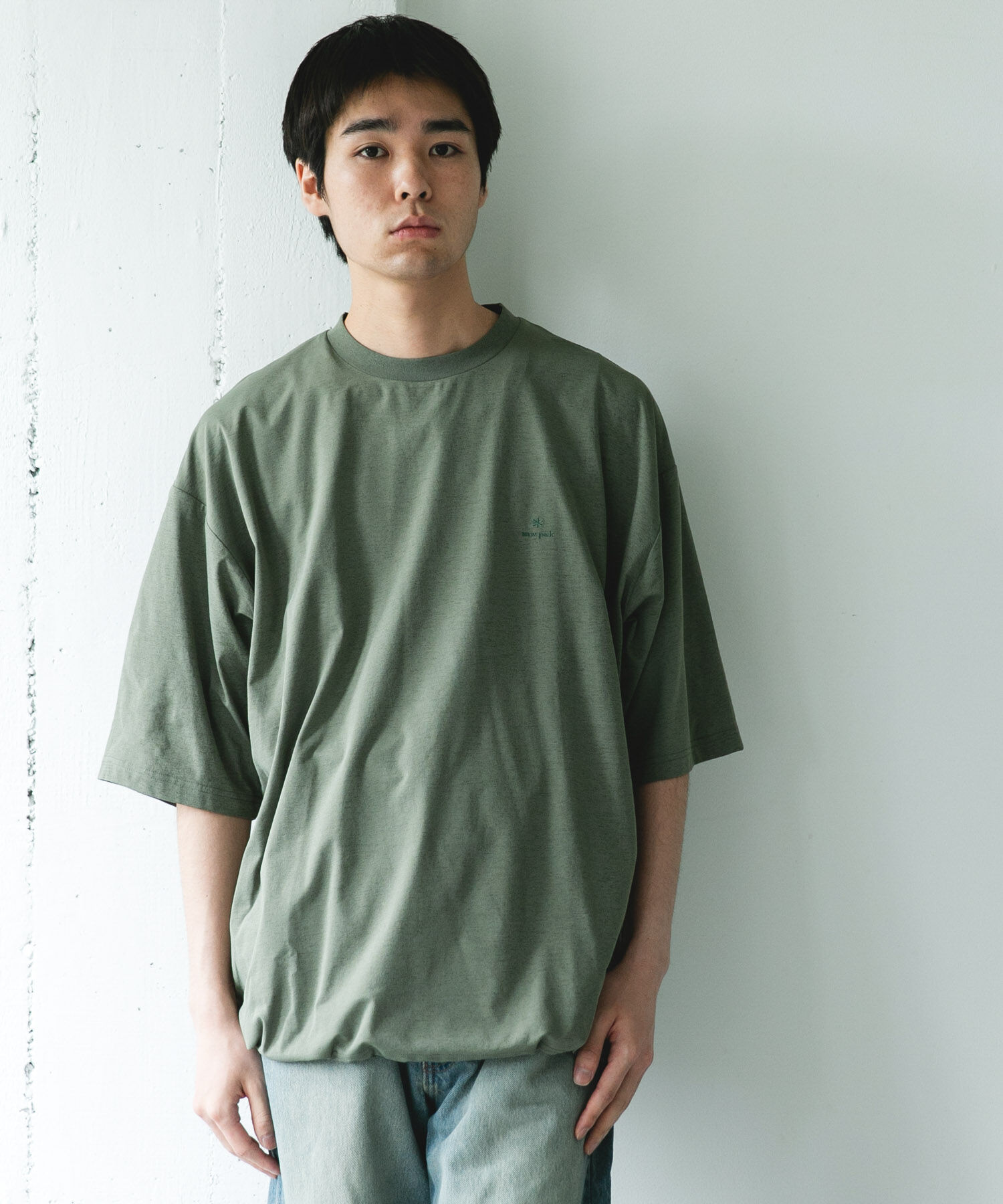 URBAN RESEARCH DOORS「『別注』Snow Peak Apparel&times;DOORS　WA/AC DRAWSTRING T-SHIRTS」|Tシャツ・カットソー|