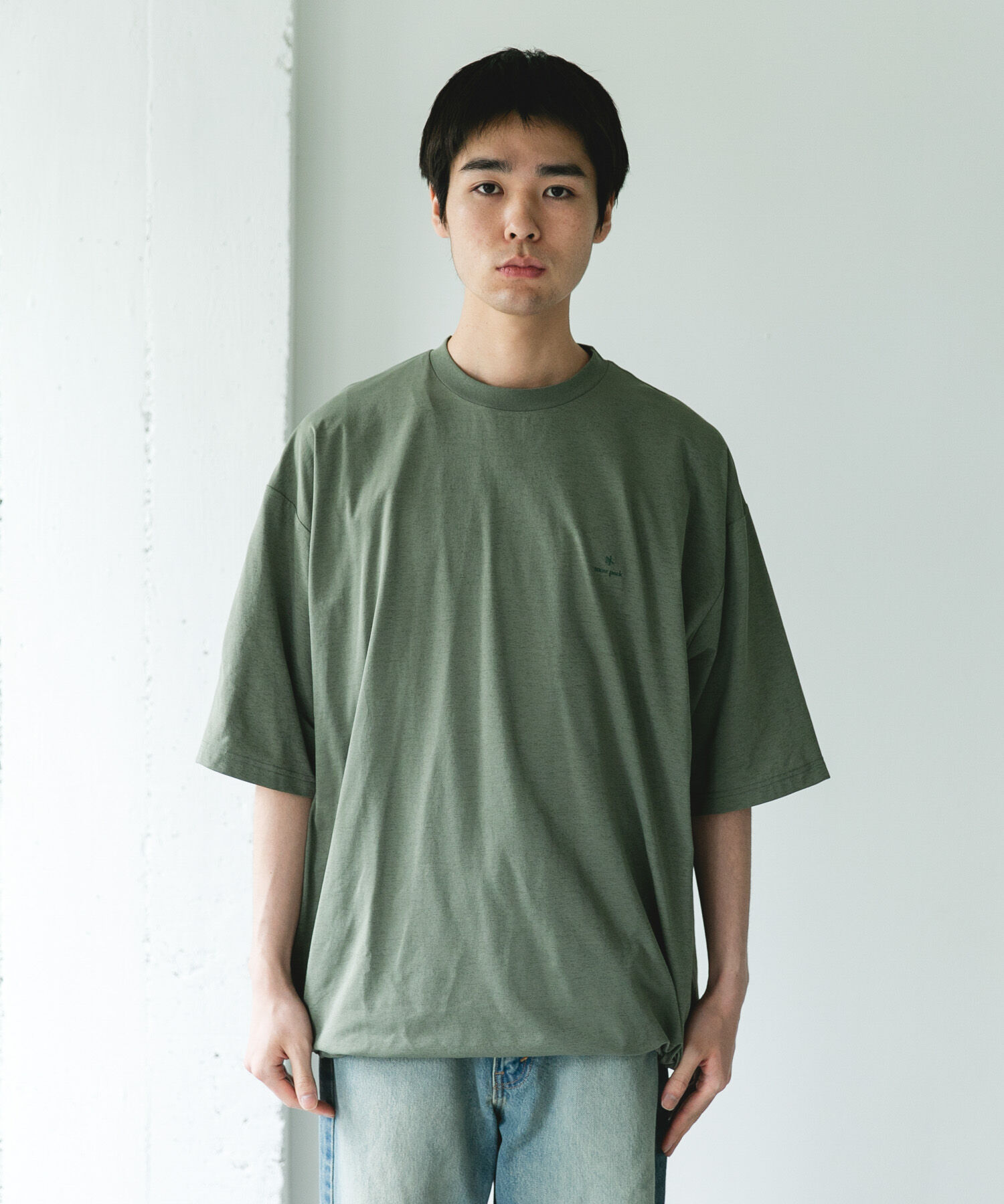 URBAN RESEARCH DOORS「『別注』Snow Peak Apparel&times;DOORS　WA/AC DRAWSTRING T-SHIRTS」|Tシャツ・カットソー|