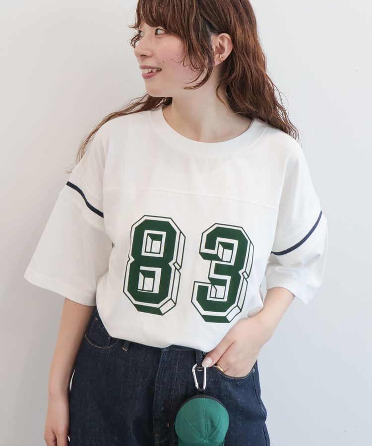 AMERICAN HOLIC「【RUSSELL】フットボールTシャツ」|Tシャツ・カットソー|