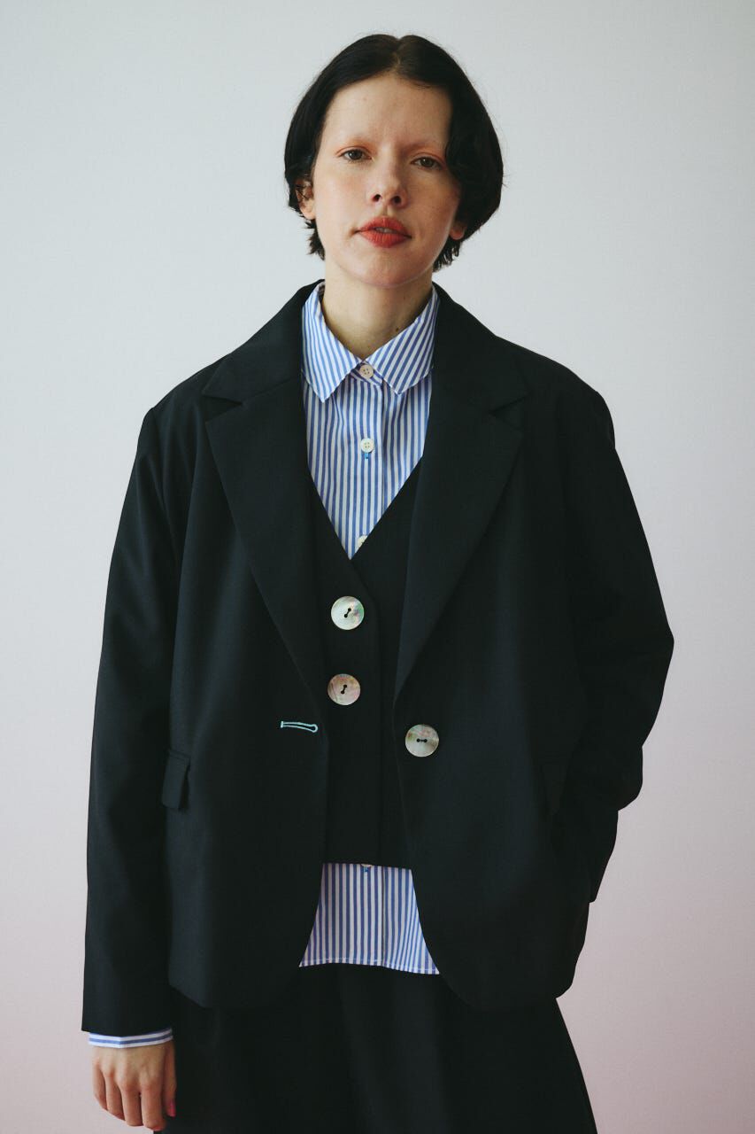 HeRIN.CYE「Sheer loose jacket」|その他|BLK