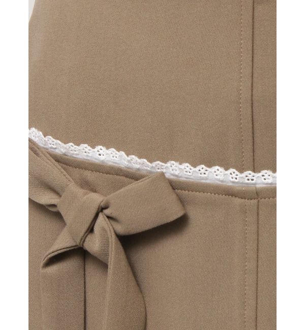 merry jenny「ribbon lace mini skirt」|スカート|