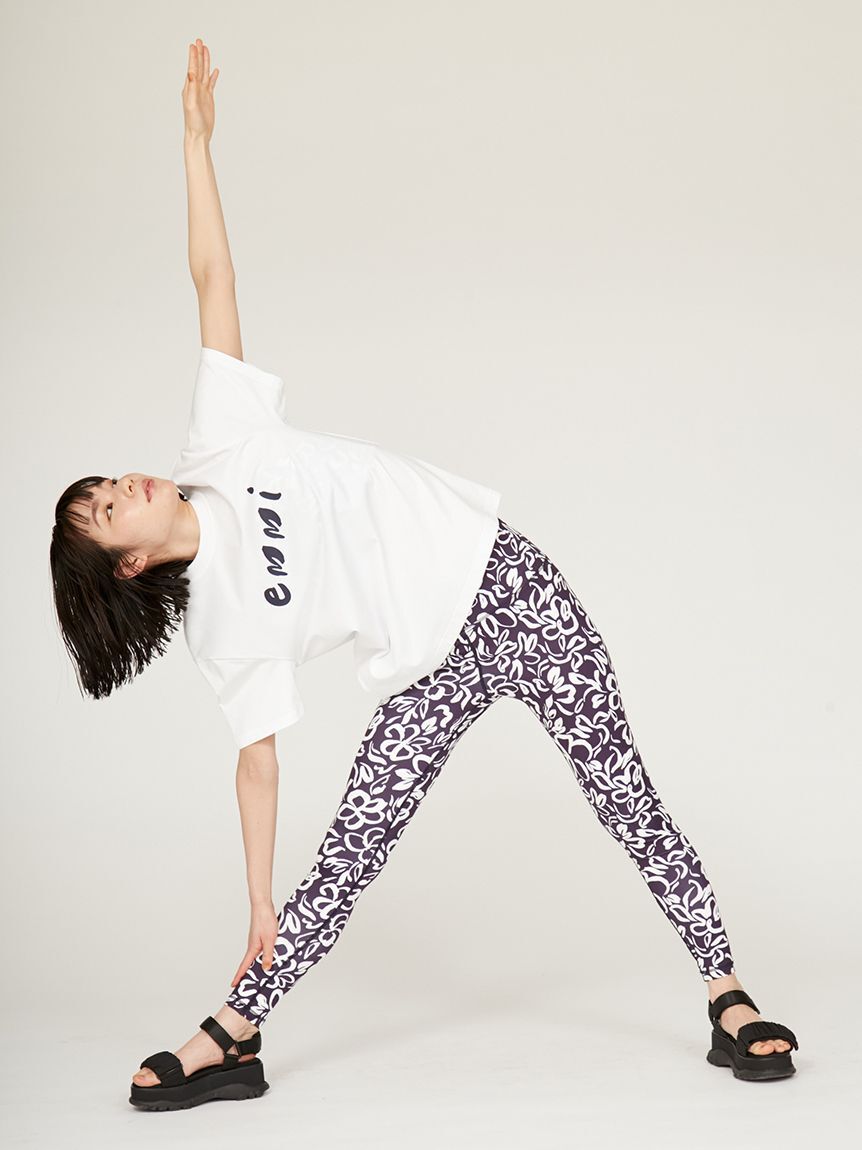 emmi yoga「プルメリアアートレギンス」|その他|