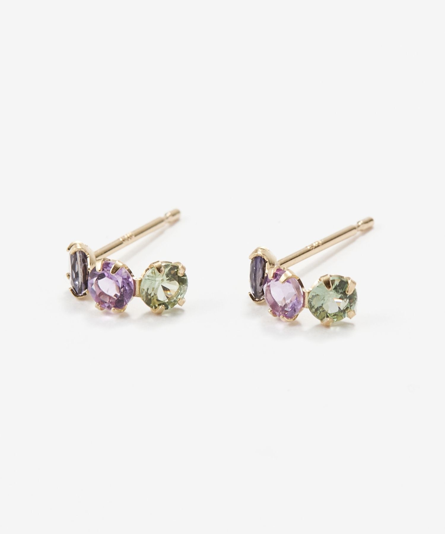 JUPITER「【K10】天然石フープピアス　マルチ」|ピアス|