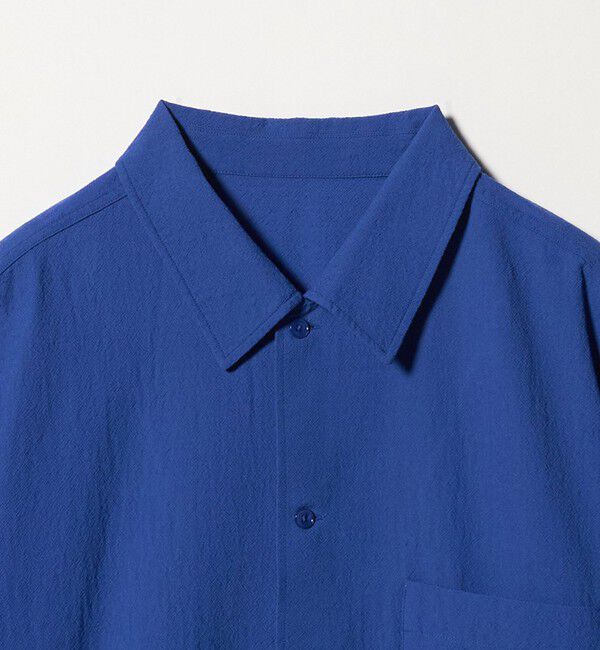 UNITED ARROWS「ウール/ナイロン アルバトロス ワンピースカラー ショートスリーブシャツ」|シャツ・ブラウス|