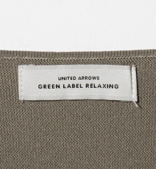 UNITED ARROWS green label relaxing「フリルドッキング ノースリーブ ニット ウォッシャブル」|ニット・セーター|