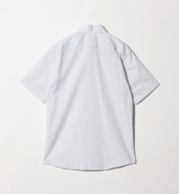UNITED ARROWS green label relaxing「エブリット TC パナマ チェック スタンダード ボタンダウン ショートスリーブ シャツ -イージーアイロン・」|シャツ・ブラウス|