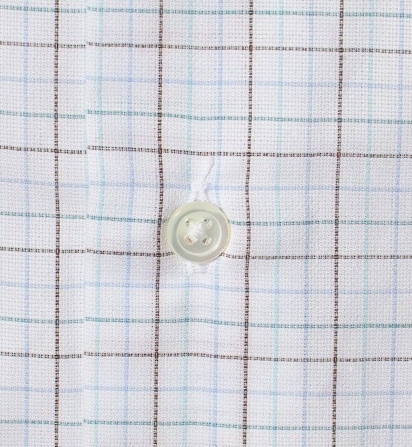 UNITED ARROWS green label relaxing「エブリット TC パナマ チェック スタンダード ボタンダウン ショートスリーブ シャツ -イージーアイロン・」|シャツ・ブラウス|