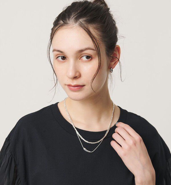 BEAUTY&YOUTH UNITED ARROWS「メタル ブレイド ネックレス 3WAY」|ネックレス|SILVER