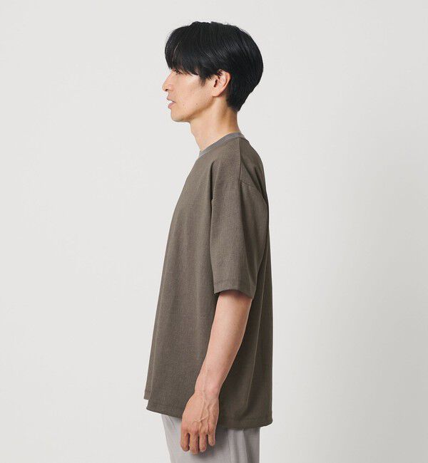 BEAUTY&YOUTH UNITED ARROWS「フラックス ライク アジャスト クルーネック Tシャツ 吸水速乾 ストレッチ 通気性」|Tシャツ・カットソー|