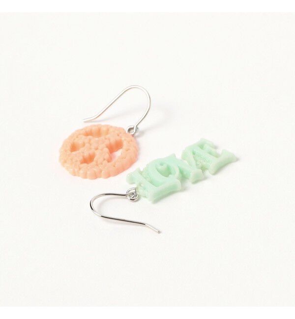 Ray BEAMS 「ラブ＆ピース ピアス」|ピアス|