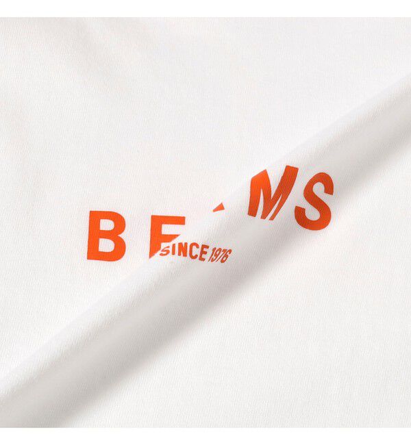 BEAMS「BEAMS｜BEAMS ロゴ Tシャツ｜ 半袖｜コットン100％｜ロゴT クルーネック｜ベーシックフィット」|Tシャツ・カットソー|