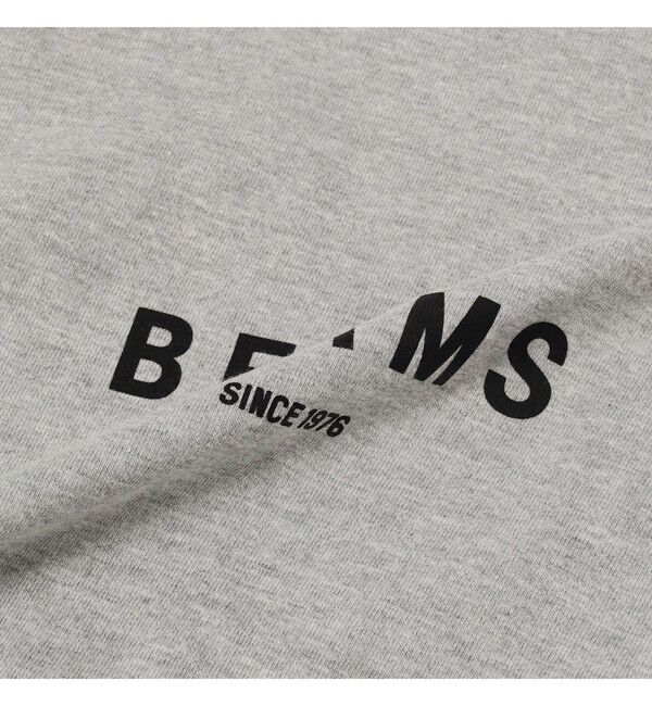 BEAMS「BEAMS｜BEAMS ロゴ Tシャツ｜ 半袖｜コットン100％｜ロゴT クルーネック｜ベーシックフィット」|Tシャツ・カットソー|