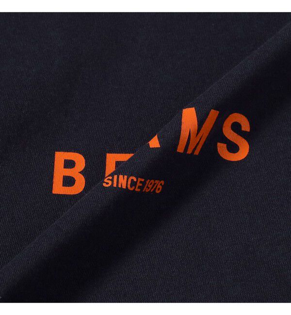 BEAMS「BEAMS｜BEAMS ロゴ Tシャツ｜ 半袖｜コットン100％｜ロゴT クルーネック｜ベーシックフィット」|Tシャツ・カットソー|