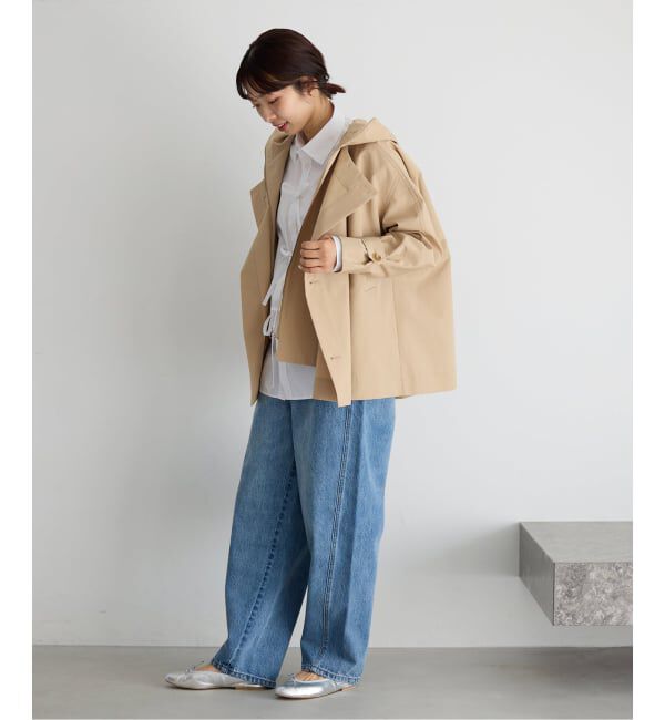 IENA「《一部サイズ別注》VACHEMENT/ヴァシュモン シェルタフタ ショート コート」|その他|