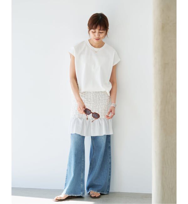 IENA「venit/ヴェニット SMOCKING CHECK SK スカート VEG5628A」|スカート|