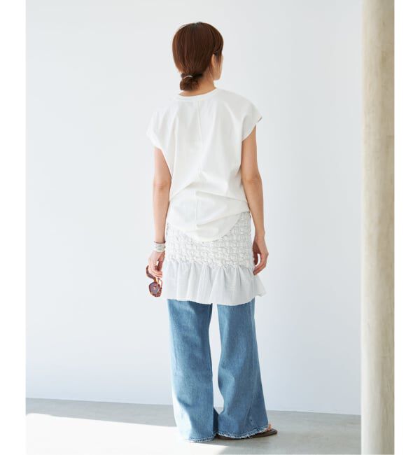 IENA「venit/ヴェニット SMOCKING CHECK SK スカート VEG5628A」|スカート|