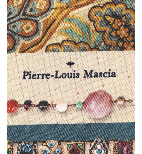 VERMEIL par iena「《追加》PIERRE LOUIS MASCIA ピエール ルイマーシャ Scarf 65x120cm 517550/101」|バンダナ・スカーフ|