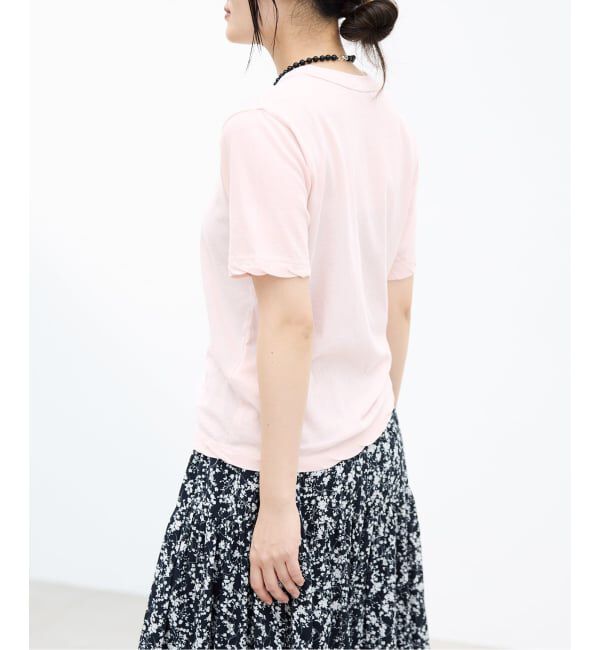 IENA「ATON/エイトン FRESCA SINGLE JERSEY SS EX Tシャツ」|Tシャツ・カットソー|