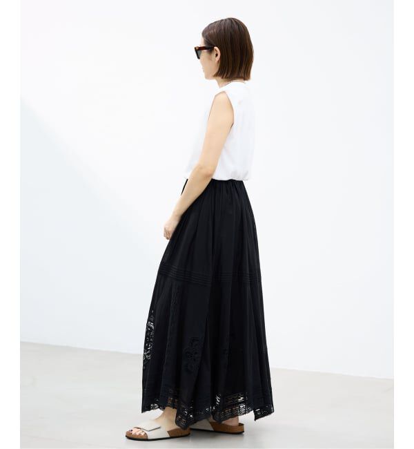 IENA「ATON/エイトン FRESCA SINGLEJERSEY NS ノースリーブ」|Tシャツ・カットソー|