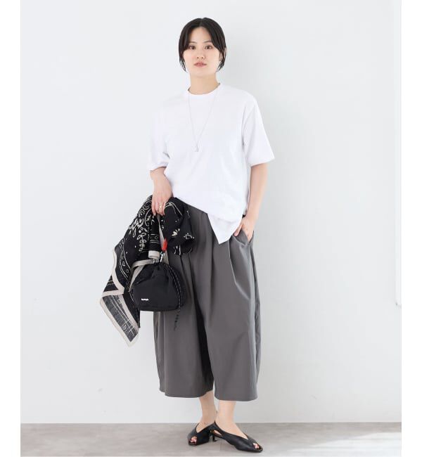 IENA「《予約》FOLKIN' VIOLETTE ROOM BACK OPEN TEE Tシャツ FVR26411」|Tシャツ・カットソー|