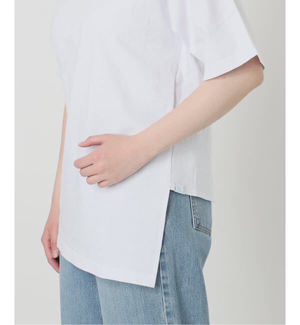 IENA「《予約》FOLKIN' VIOLETTE ROOM BACK OPEN TEE Tシャツ FVR26411」|Tシャツ・カットソー|