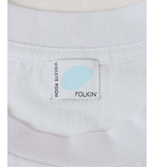 IENA「《予約》FOLKIN' VIOLETTE ROOM BACK OPEN TEE Tシャツ FVR26411」|Tシャツ・カットソー|