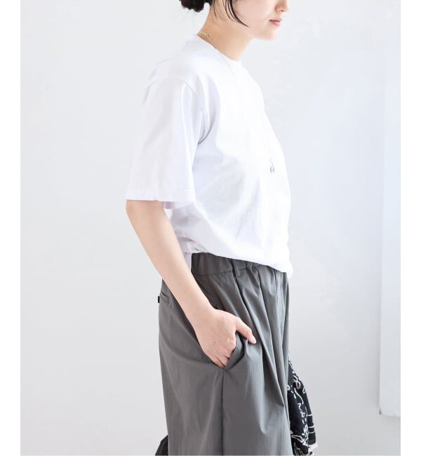 IENA「《予約》FOLKIN' VIOLETTE ROOM BACK OPEN TEE Tシャツ FVR26411」|Tシャツ・カットソー|