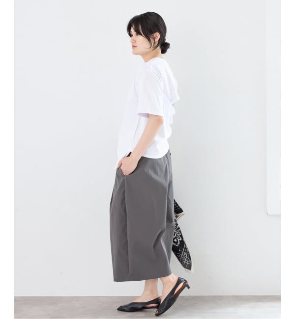 IENA「《予約》FOLKIN' VIOLETTE ROOM BACK OPEN TEE Tシャツ FVR26411」|Tシャツ・カットソー|