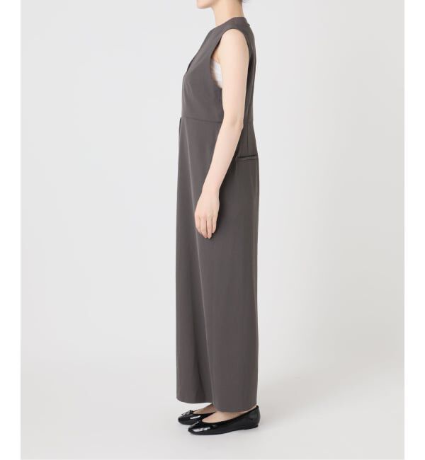 IENA「《一部店舗限定》シャンブレーツイルオールインワン」|オールインワン|