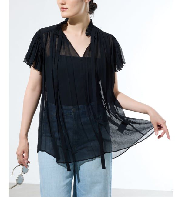 IENA「《WEB/一部店舗限定》L'UNE/リュンヌ ブラウス」|シャツ・ブラウス|
