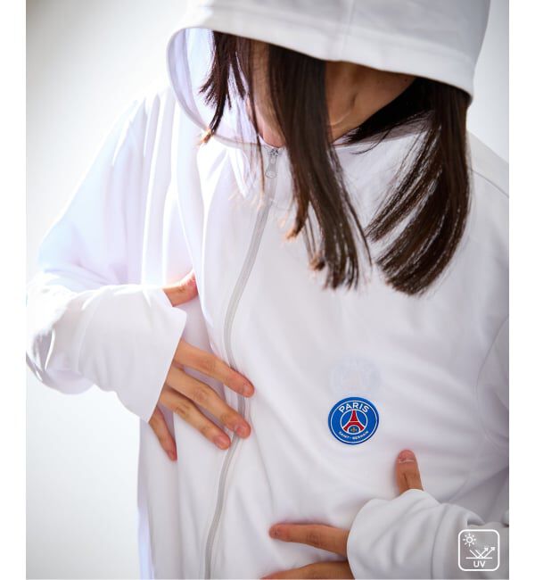 Paris Saint-Germain「【Paris Saint-Germain / パリ・サン＝ジェルマン】 JP Field Zip Hoodie」|パーカー|ホワイト