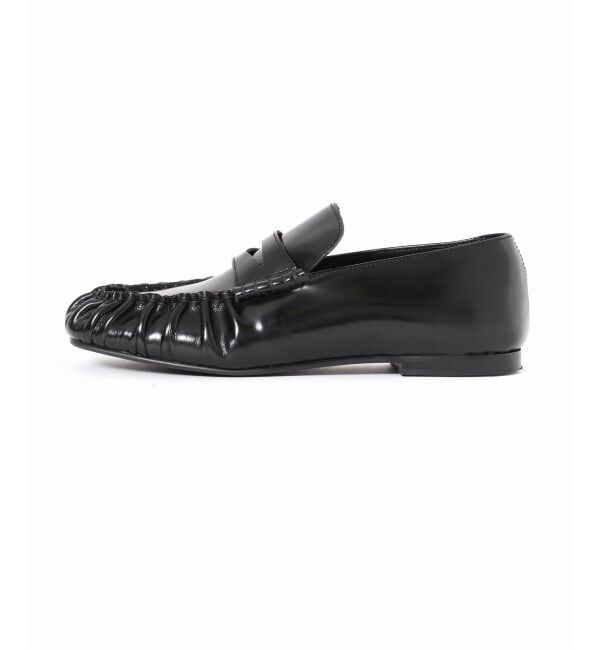 journal standard L'essage「【ALOHAS/アロハス】Aven Black Leather Loafers：ローファー」|ローファー|