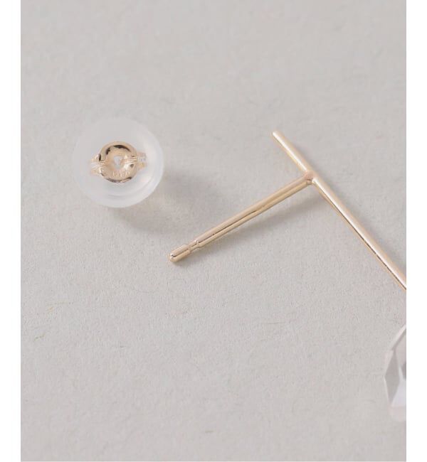 Lilas by Spick&Span「スラストクォーツピアス K10（片耳）」|ピアス|