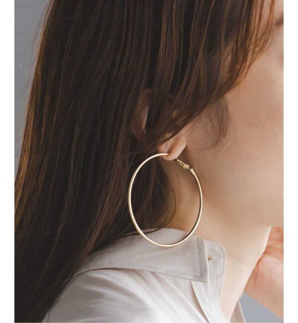 NOBLE「《追加》Kenneth Jay Lane/ケネスジェイレーン フープピアス M」|ピアス|