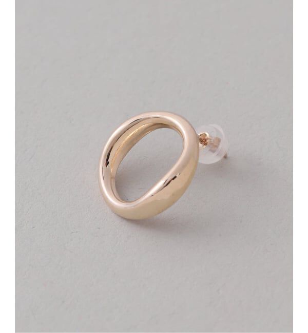 Lilas by Spick&Span「12mmOガタピアス K10（両耳）」|ピアス|
