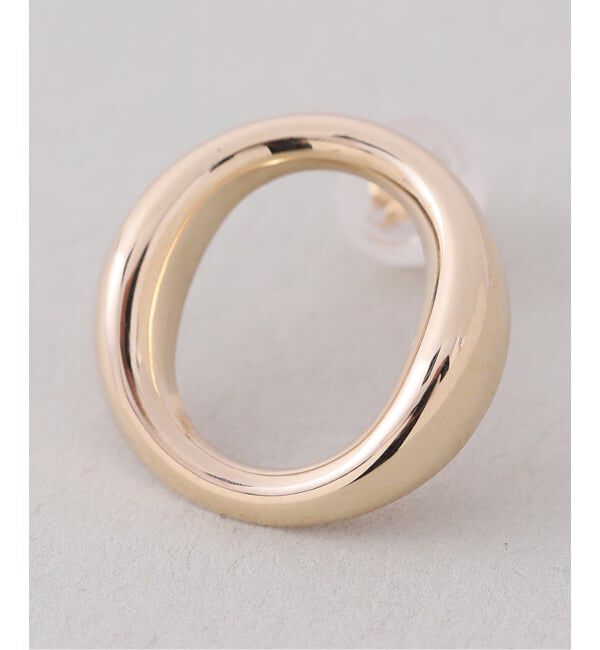 Lilas by Spick&Span「12mmOガタピアス K10（両耳）」|ピアス|