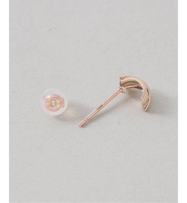 Lilas by Spick&Span「《WEB限定》クロスラインピアス K10（両耳）」|ピアス|