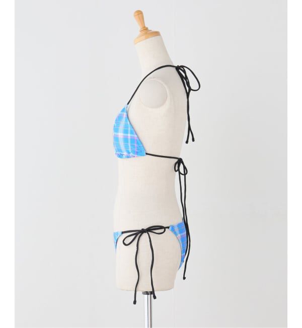 U by SPICK&SPAN「PISCESS/パイシス Plaid Check Triangle Bikini」|その他|