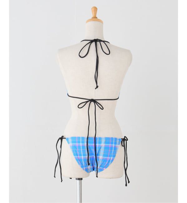 U by SPICK&SPAN「PISCESS/パイシス Plaid Check Triangle Bikini」|その他|