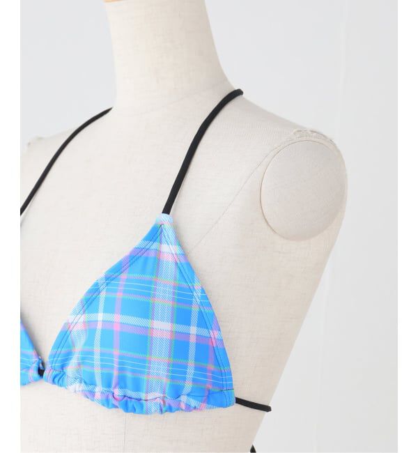 U by SPICK&SPAN「PISCESS/パイシス Plaid Check Triangle Bikini」|その他|