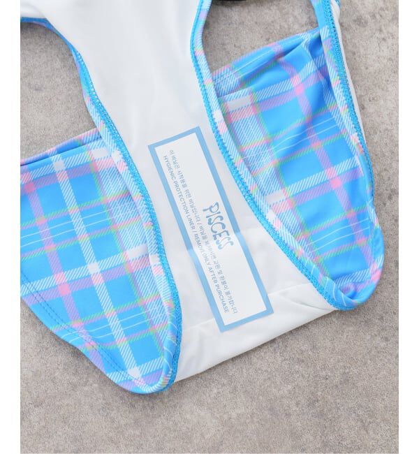U by SPICK&SPAN「PISCESS/パイシス Plaid Check Triangle Bikini」|その他|
