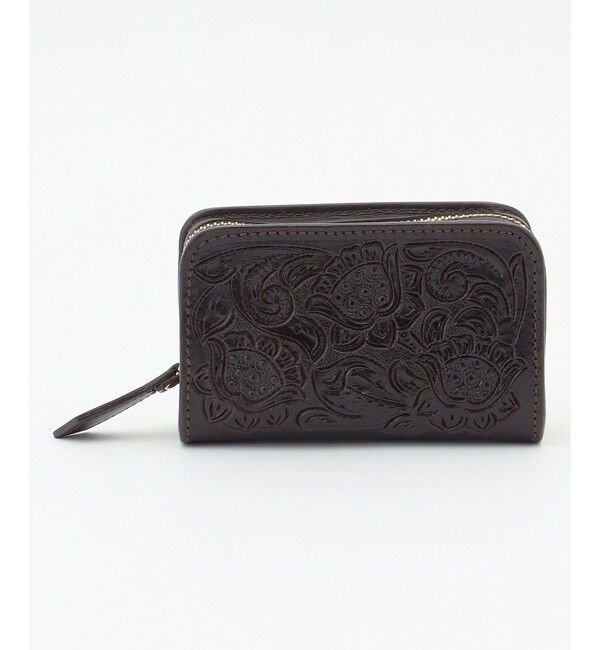 Carving Tribes「Zip mini pouch」|ポーチ|ﾀﾞｰｸﾌﾞ